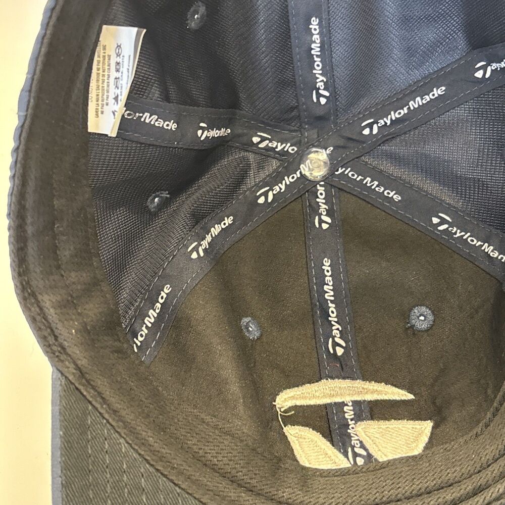 TaylorMade Golf Adjustable Hat Blue Embroidered Men’s Cap EXCELLENT - Picture 5 of 8